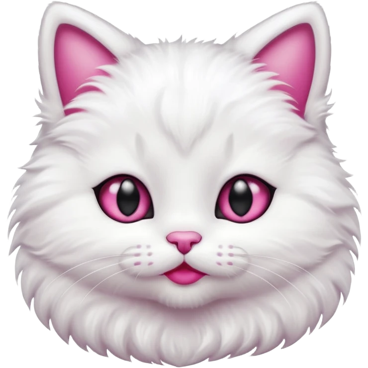 kitty  with big lips more big mroe more more big  emoji