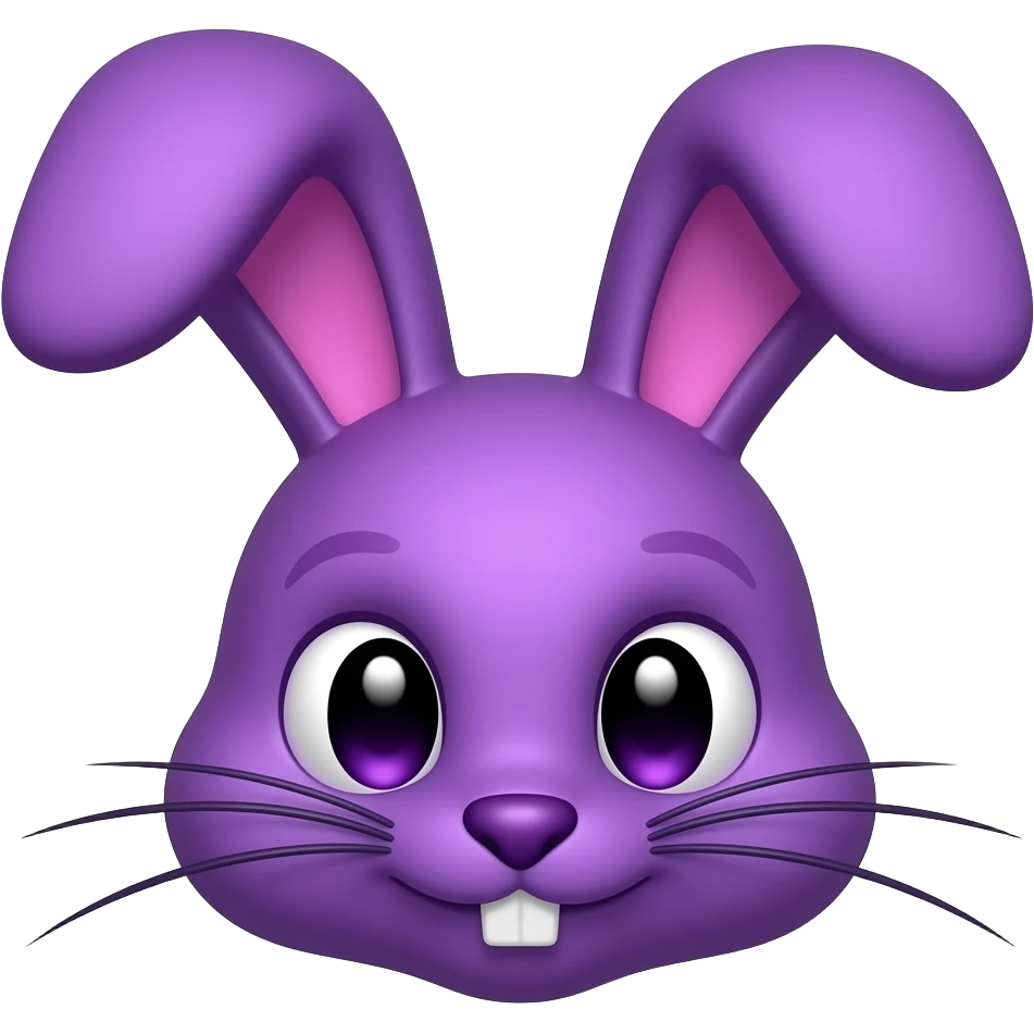 BUNNY DEVIL PURPLE face emoji