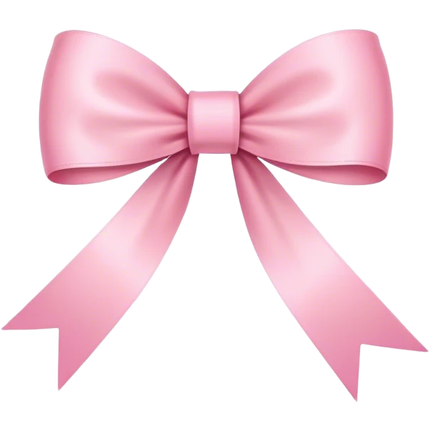 Super ultra-thin and stretched ribbon bow, as narrow as possible, single loop, no extra loops, no fluffy or rounded shapes, only one long and sleek ribbon, delicate, minimalist, NO DOUBLE LOOPS, NO THICKNESS, ONLY A SINGLE SLIM LINE pink emoji