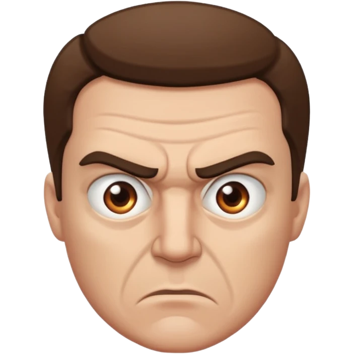white angry man eyes looking right

 emoji