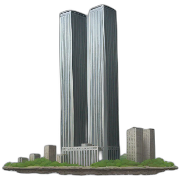 Twin tower emoji