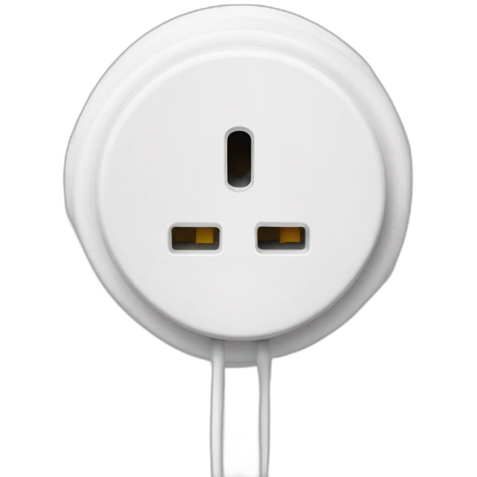 socket plug white emoji