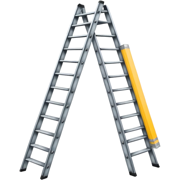 Broken ladder with tape fix emoji
