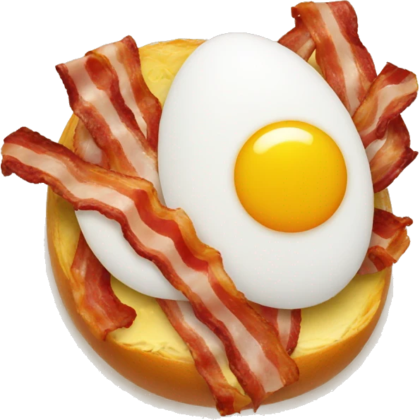 Eggs with bacon emoji