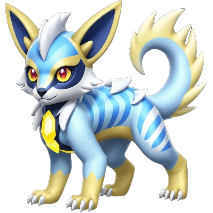 Genet-Absol-Electrike-Zeraora-Primagen-fusion-creature  emoji