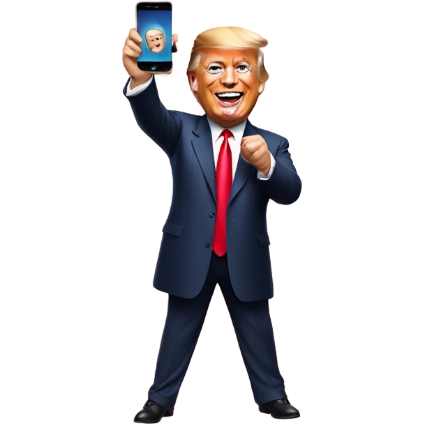 Donald trump on tiktok emoji