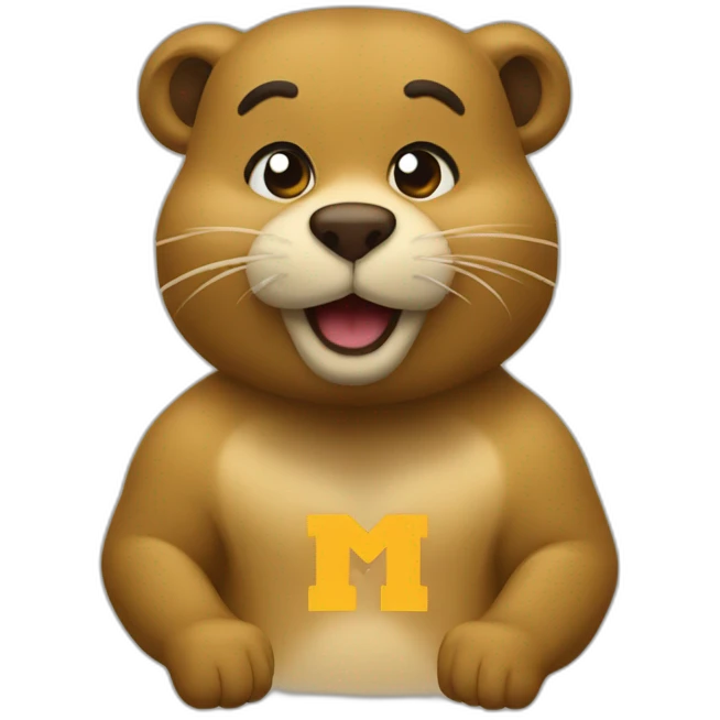 University of Minnesota Goldie gopher emoji