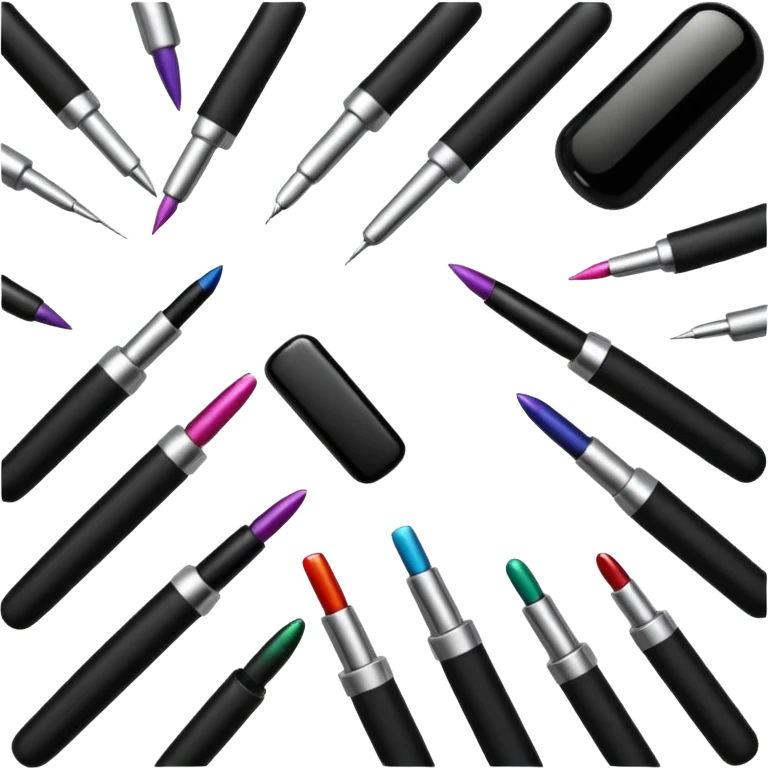 nail art equipment black emoji