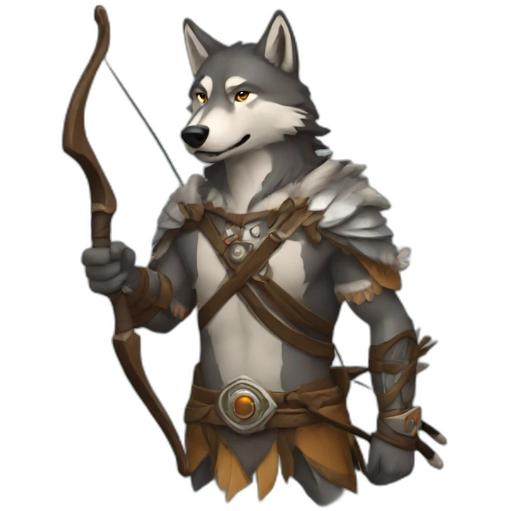 Wolf archer emoji