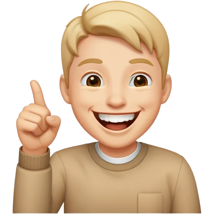 Laughing while pointing emoji