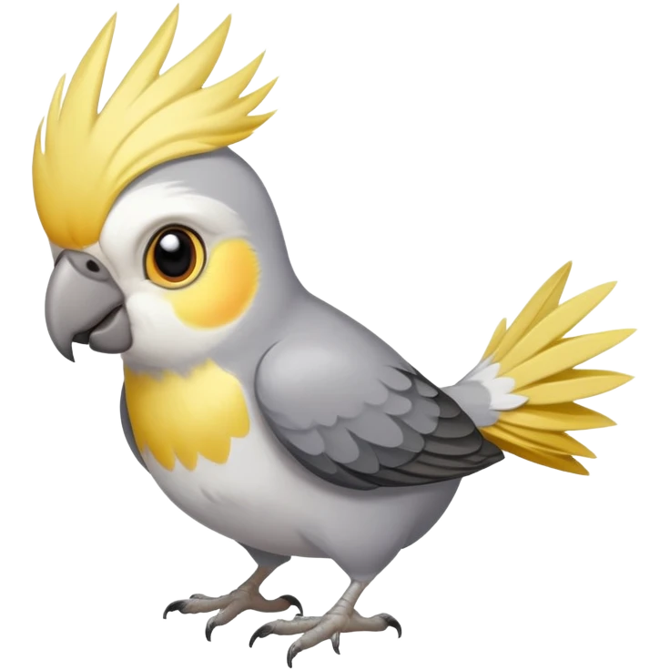 cockatiel bird emoji
