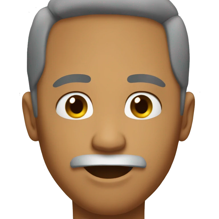 Chin up nod emoji
