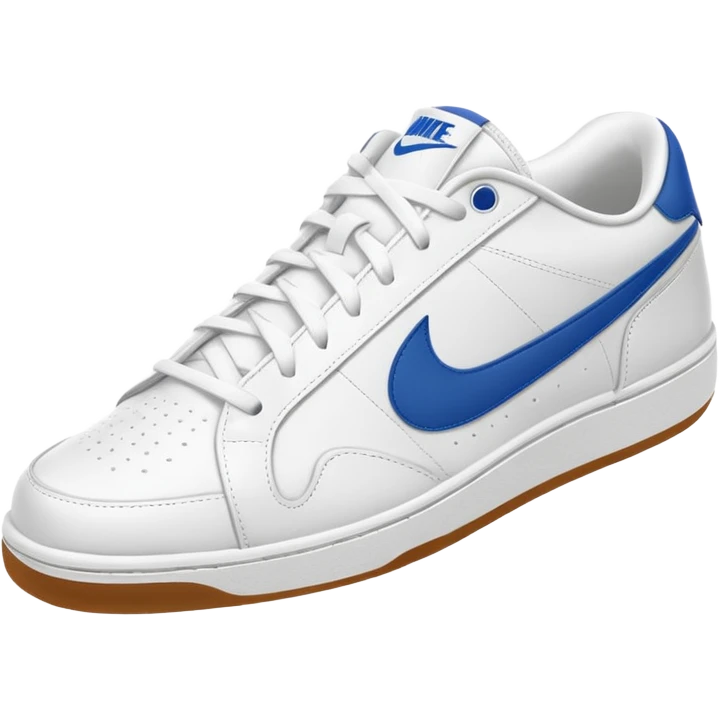 nike white low top tennis shoe emoji