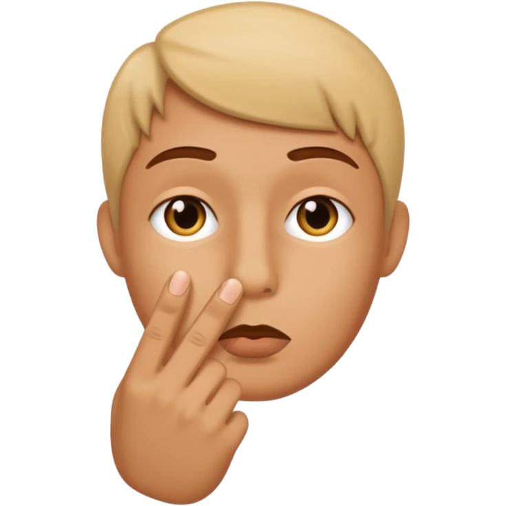 shushing finger emoji