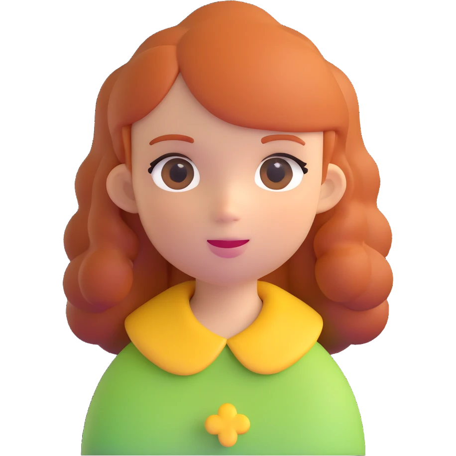 ginger-haired girl emoji