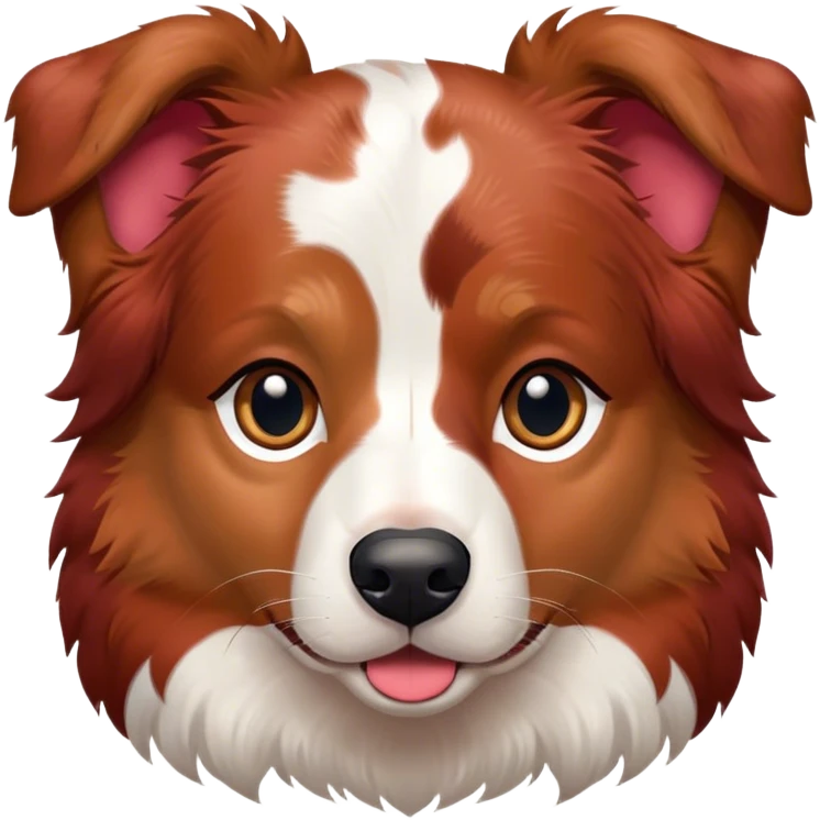 Red merle Australian shepherd  emoji