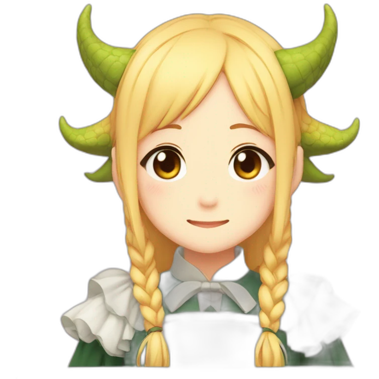 Kobayashi's dragon maid emoji
