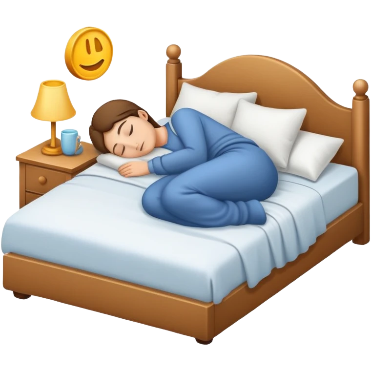 Sleeping in bed  emoji