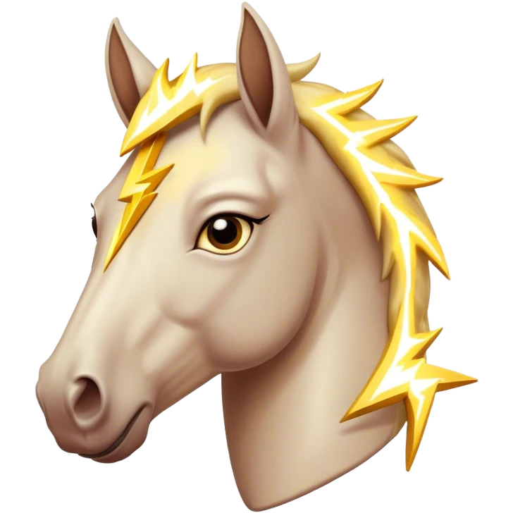 🐴+⚡️ (only head) emoji