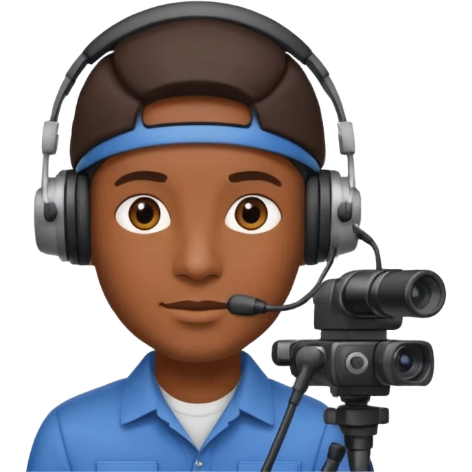 cameraman in Newsroom emoji