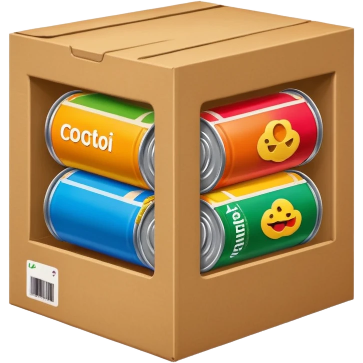 canned food in a box emoji