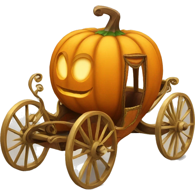 pumpkin carriage  emoji