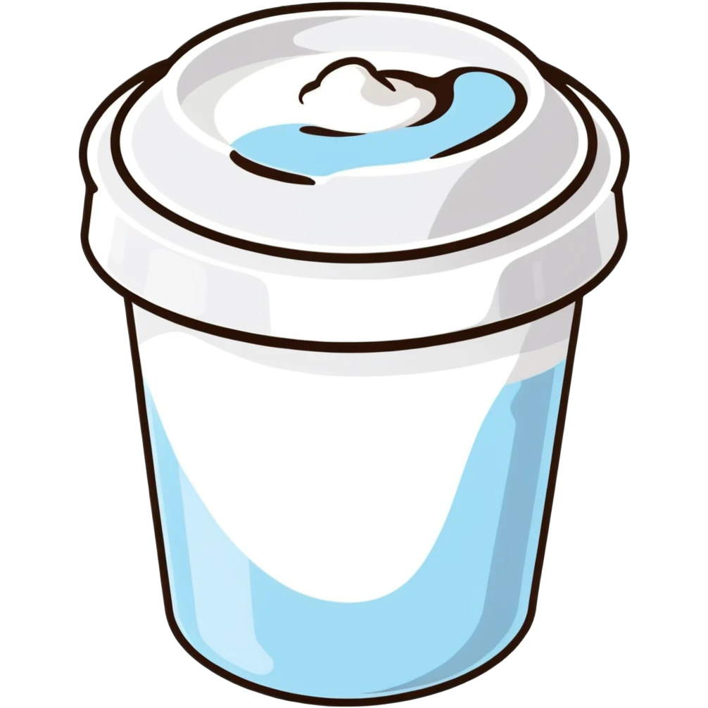 yogurt container emoji