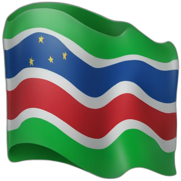 Martinique drapeau rouge vert noir  emoji