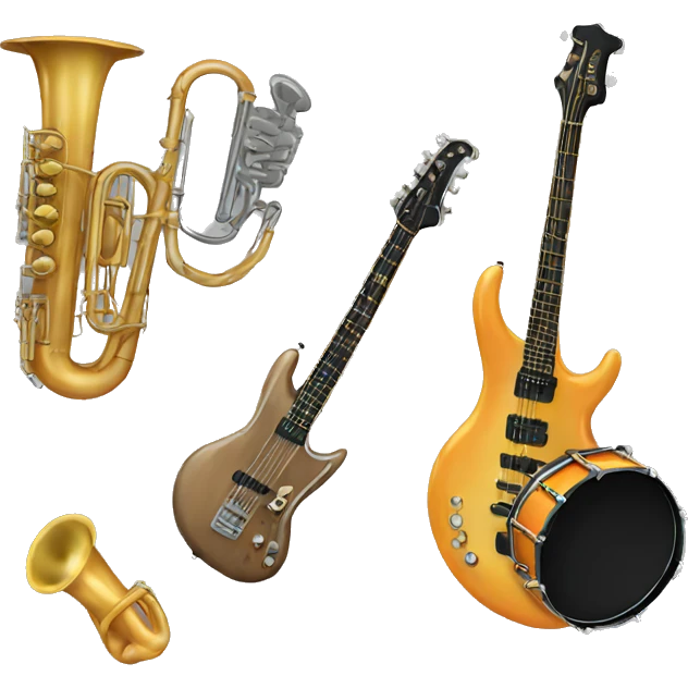 Band instruments emoji