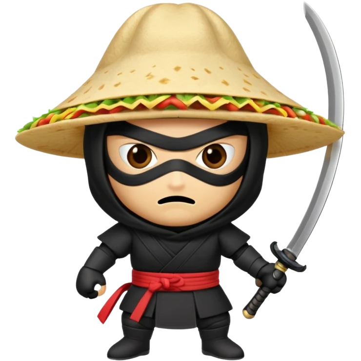 Ninja taco emoji