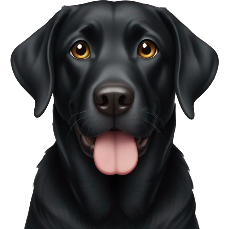 Black lab emoji