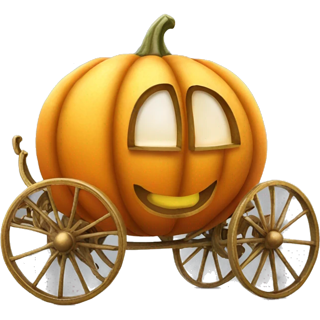 Cinderella pumpkin carriage emoji