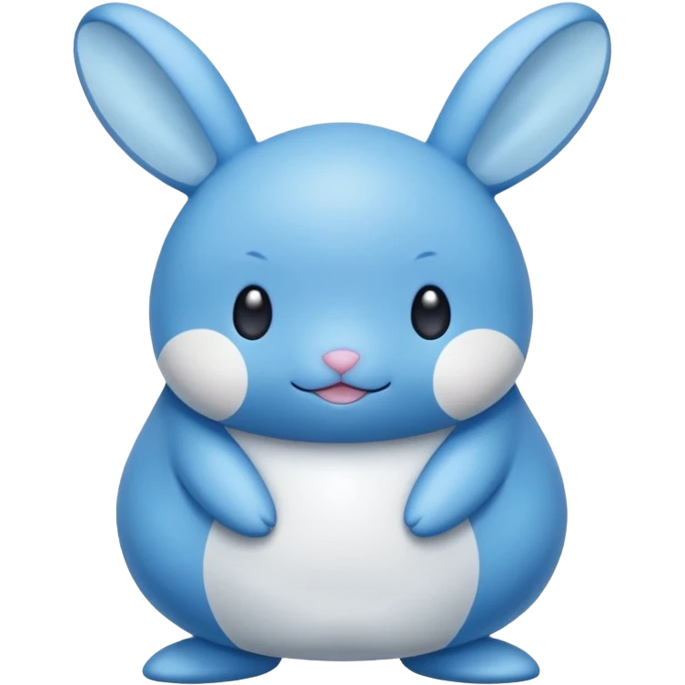 Azumarill (full body) emoji