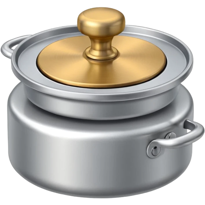 Pot Lid with a knob  emoji