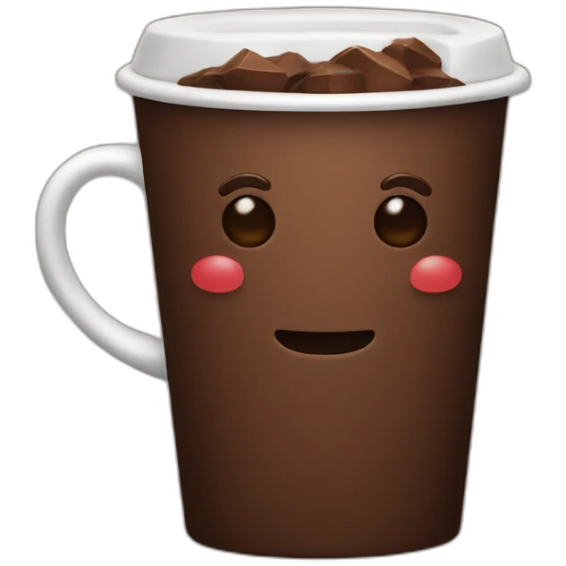 coffee-chocolate emoji
