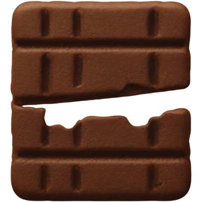 black Bourbon biscuit emoji