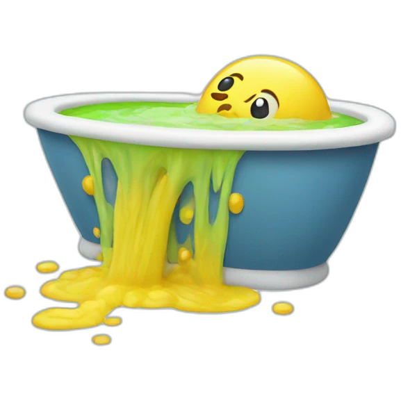 vomiting pool floaty emoji