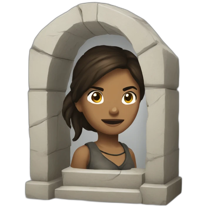 church tomb raider emoji