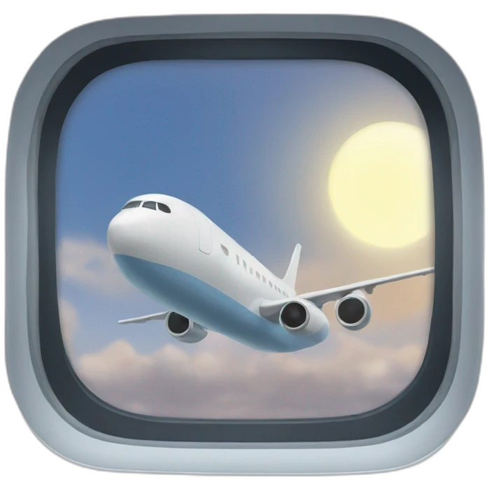 airplane window emoji
