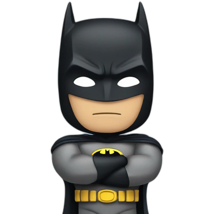 batman with arms crossed emoji