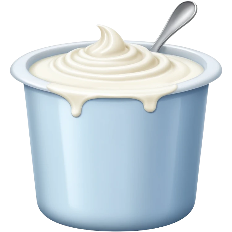 a tub of yoghurt emoji