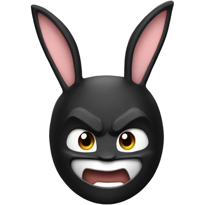 Batman as the Easter Bunny emoji