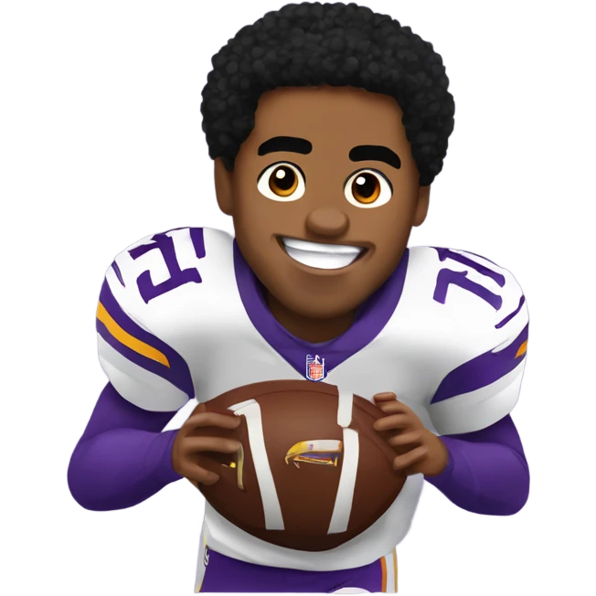 Minnesota vikings wide receiver Justin Jefferson super hyped winning the Super Bowl  emoji