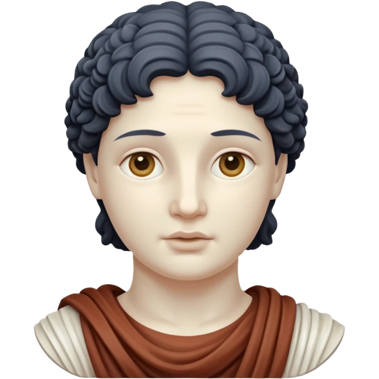Creamy salad dressing in a bottle Roman statue emoji