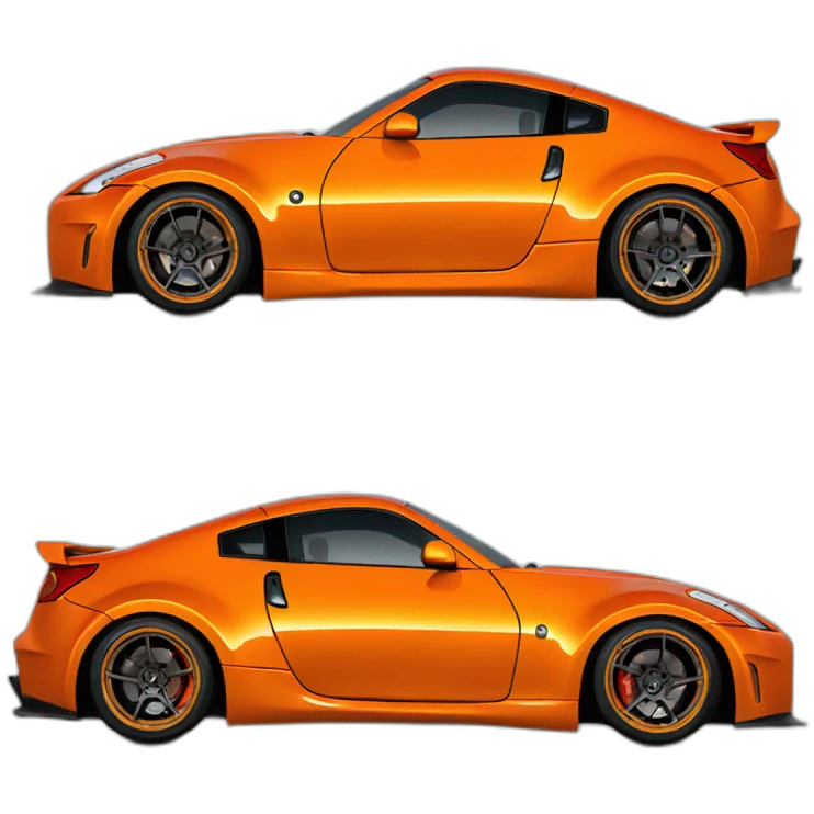 350z drift tuning orange emoji