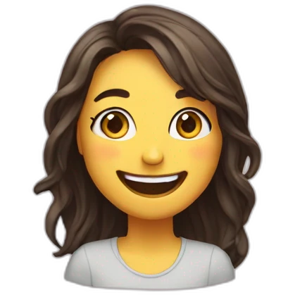 Nicole od laughing at pohne emoji
