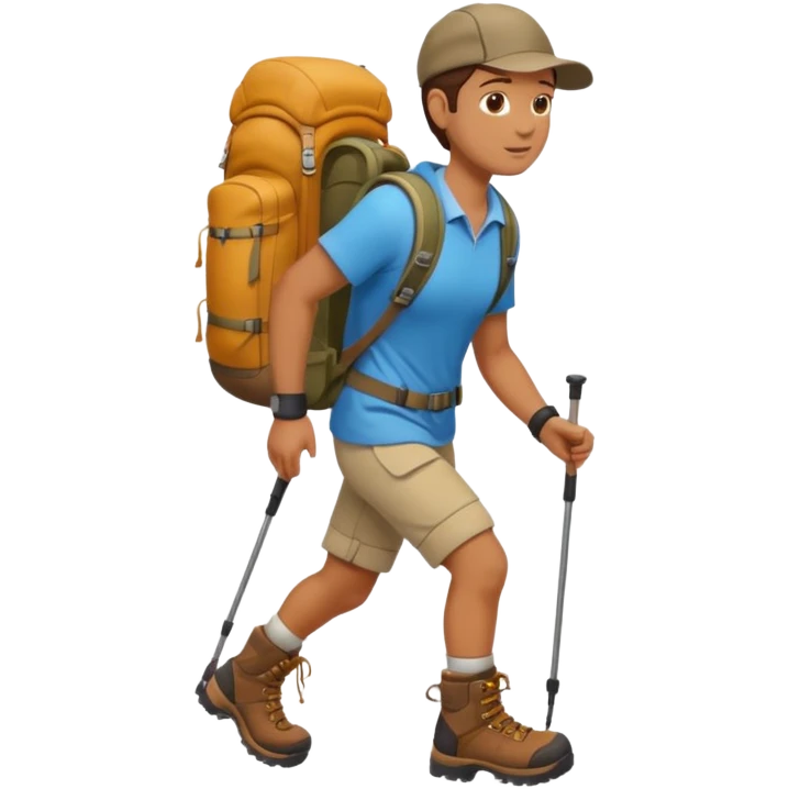 hiking emoji