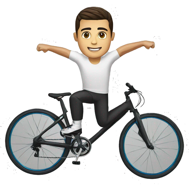 Cristiano Ronaldo make a bicycle kick emoji
