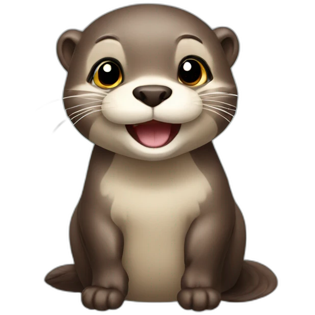 Cutie otter emoji