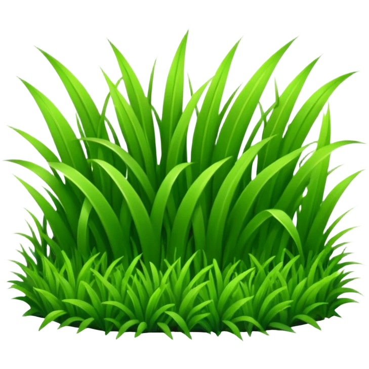 Зеленая трава emoji